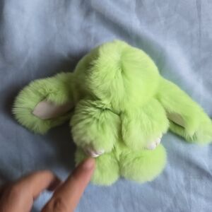 Fluffy Green Plush Toy